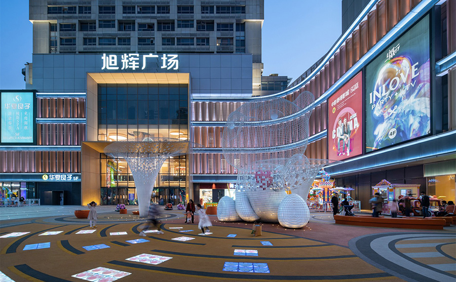 城市广场规划效果图
