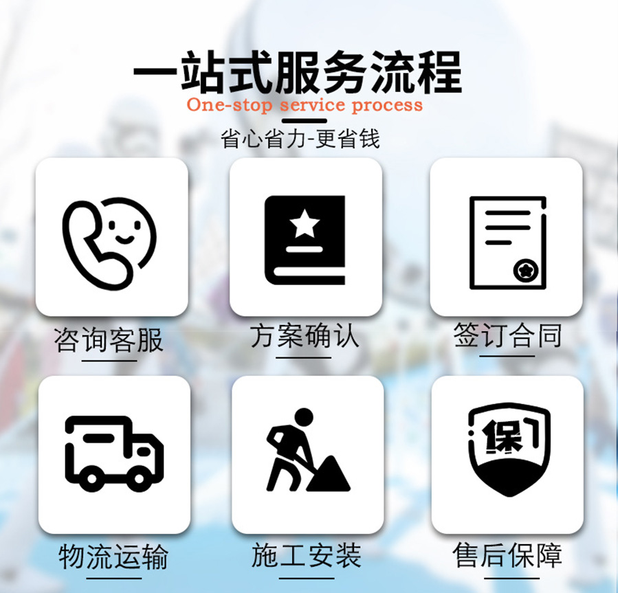 无动力景区游乐园设备服务流程